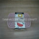 Набір контейнерів для зберігання харчових продуктів ARDESTO Fresh 0.25/0.5/0.75/1.2л, пластик, прямокутна, рожевий