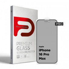Захисне скло ArmorStandart Pro Anti-spy Matte для Apple iPhone 16 Pro Max Black (ARM79400)