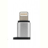 Адаптер Remax Visual MicroUSB-Lightning Silver (RA-USB2-SILVER)