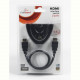 Перемикач HDMI-інтерфейсу Cablexpert HDMI - 3хHDMI V 1.4 (M/F), 0.5 м, чорний (DSW-HDMI-35) блістер