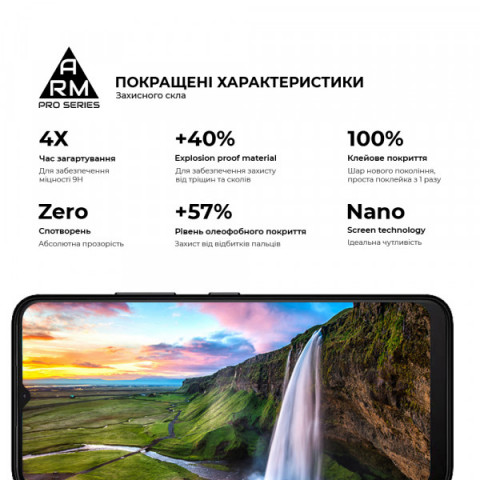 Захисне скло ArmorStandart Pro для Nokia C21 (ARM70431)
