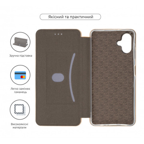 Чохол-книжка ArmorStandart G-Case для Samsung A06 (A065) Gold (ARM80728)