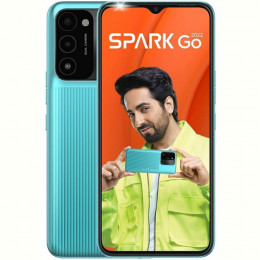 Смартфон Tecno Spark Go 2022 (KG5m) 2/32GB Dual Sim Turquoise Cyan (4895180776960)