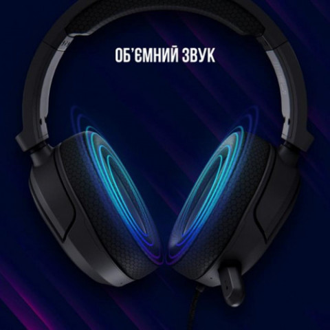 Гарнітура Canyon Lorgar Kaya 460 Gaming RGB USB Black (LRG-GHS460)