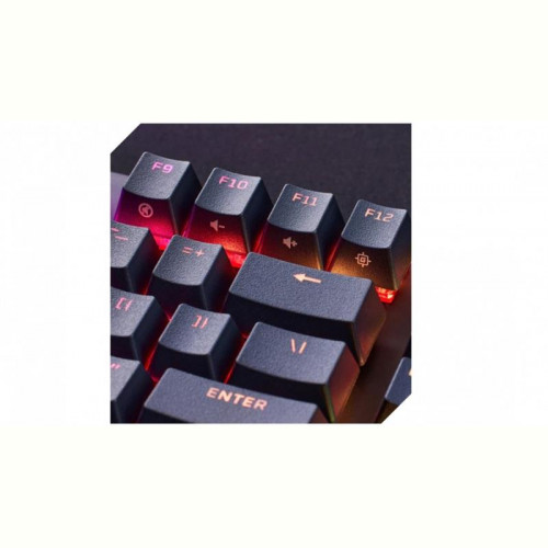 Клавіатура HyperX Alloy Origins Core PBT Aqua RGB Black (639N9AA)