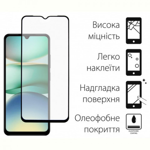 Чохол-накладка Dengos для Xiaomi Redmi A5 Black Full Glue (DG-KM-152) + захисне скло