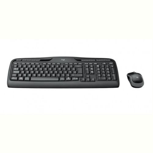 Комплект (клавіатура, мишка) бездротовий Logitech MK330 Combo Black USB (920-003989)