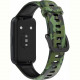 Ремінець BeCover Modern Style для Huawei Band 7/Honor Band 7 Black-Green (709447)