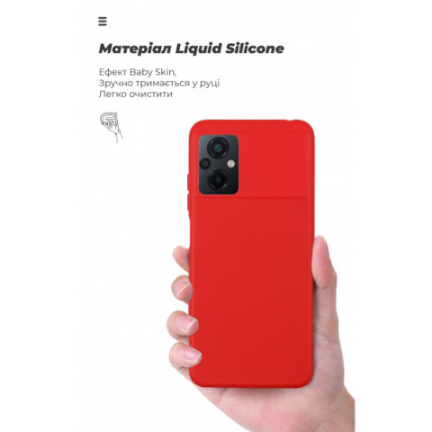 Чохол ArmorStandart ICON для Xiaomi Poco M5 Red (ARM62973)