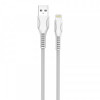 Кабель ColorWay USB-Lightning (line-drawing), 2.4А, 1м, White (CW-CBUL027-WH)