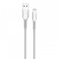 Кабель ColorWay USB-Lightning (line-drawing), 2.4А, 1м, White (CW-CBUL027-WH)