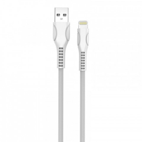 Кабель ColorWay USB-Lightning (line-drawing), 2.4А, 1м, White (CW-CBUL027-WH)