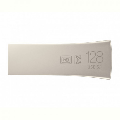 Флеш-накопичувач USB3.1 128GB Samsung Bar Plus Champagne Silver (MUF-128BE3/APC)