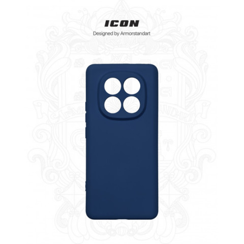 Чохол ArmorStandart ICON для Xiaomi Redmi Note 14 Pro+ 5G Camera cover Dark Blue (ARM79832)