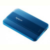 Зовнішній жорсткий диск 2.5" USB 1.0TB Apacer AC237 Blue (AP1TBAC237U-1)