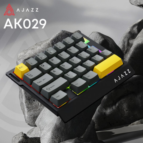 Дротова магнітна клавіатура Ajazz AK029 Ice lsland Magnetic Switch (AK029-I-BY) Купити в Україні