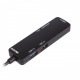 USB-хаб Maxxter USB Type-C 5-в-1 Black (HU3C-3PTF-01)