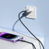 Кабель XO USB Type-C - USB Type-C (M/M), 5А, 240W, 2 м, Black (NB-Q264B-CC.black)