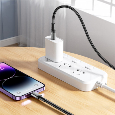 Кабель XO USB Type-C - USB Type-C (M/M), 5А, 240W, 2 м, Black (NB-Q264B-CC.black)