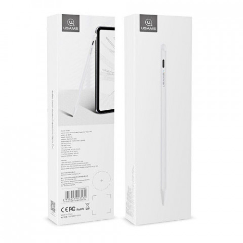Стилус Usams US-ZB135 (iPad only) White (GM102W) (ZB135DRB01)