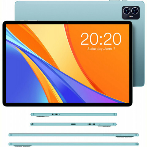 Планшет Teclast M50 8/128GB 4G Dual Sim Aqua Blue (M5H5KB/TL-112861) з чохлом і клавіатурою KC10