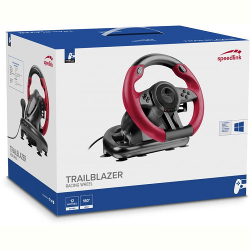 Руль Speed Link Trailblazer Racing Wheel (SL-450500-BK) Black/Red USB