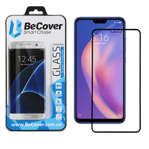 Захисне скло BeCover для Xiaomi Mi 8 Lite Black (702953)