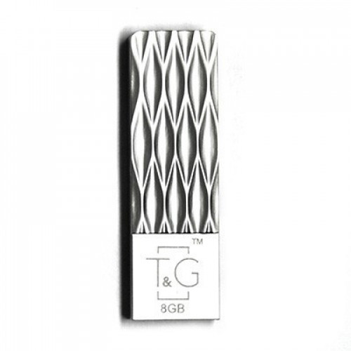 Флеш-накопичувач USB 8GB T&G 103 Metal Series Silver (TG103-8G)