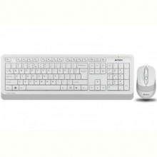 Комплект (клавіатура, мишка) бездротовий A4Tech Fstyler FG1010 White USB
