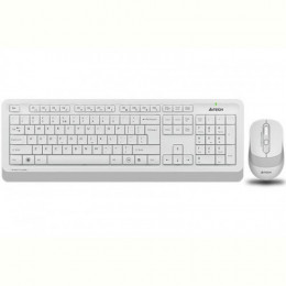 Комплект (клавіатура, мишка) бездротовий A4Tech Fstyler FG1010 White USB