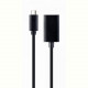 Адаптер Cablexpert (A-CM-DPF-02) USB Type C - DisplayPort, 0.15 м, чорний