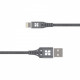 Кабель Promate NerveLink-i USB - Lightning (M/M), 2.4 A, 1.2 м, Grey