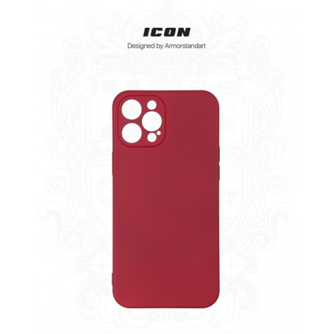 Чохол ArmorStandart ICON для Apple iPhone 12 Pro Max Camera cover Red (ARM57510)