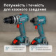 Набір із двох акумуляторних інструментів Konner&Sohnen KS IDISD 20V SET 2 PLUS 20В шурупокрут-дриль ударний, гвинтоверт ударний KS ISD20V-260-4, ЗП 2А акб 2х2А·год кейс 6кг