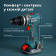 Набір із двох акумуляторних інструментів Konner&Sohnen KS IDISD 20V SET 2 PLUS 20В шурупокрут-дриль ударний, гвинтоверт ударний KS ISD20V-260-4, ЗП 2А акб 2х2А·год кейс 6кг