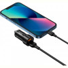 Автомобільний зарядний пристрій XO CC48 Smart Metal (2USB, 2.4A) Black (XO-CC48i-BK) + кабель Lightning