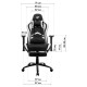Геймерське крісло GT Racer X-2534-F Fabric Black
