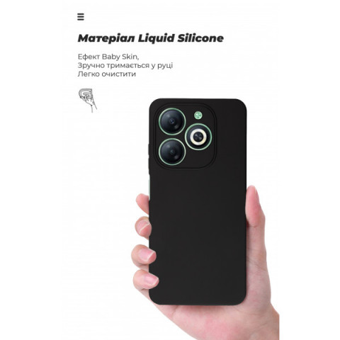 Чохол ArmorStandart ICON для Infinix Smart 8 Camera cover Black (ARM79059)