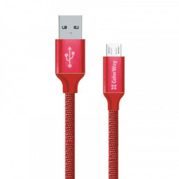 Кабель ColorWay USB-MicroUSB, 1м Red (CW-CBUM002-RD)