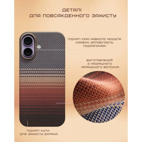 Чохол Pitaka Ultra-Slim Case для iPhone 17 Sunset (KI1702)
