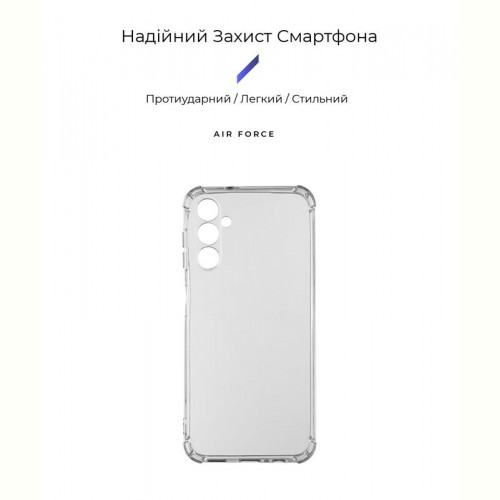 Чохол-накладка Armorstandart Air Force для Samsung Galaxy A14 SM-A145 Camera cover Transparent (ARM66193)