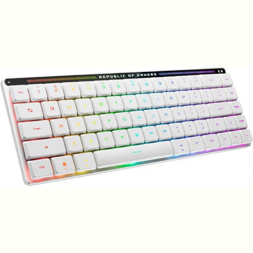 Клавiатура бездротова Asus ROG Falchion RX Low Profile 68key NX RD EN RGB White (90MP03EC-BKUA10)