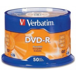 DVD+R Verbatim 16X 4,7GB Wrap-box 50 шт Extra Matt Silver (43791)