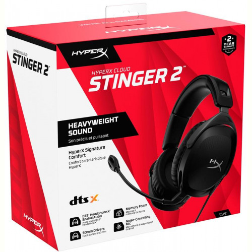 Гарнітура HyperX Cloud Stinger 2 3.5mm Black (519T1AA)