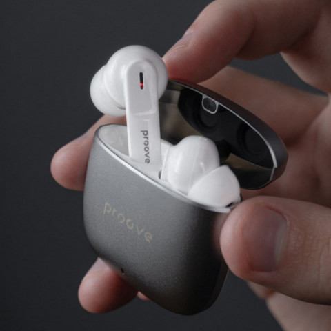 Бездротові навушники Proove Cold Sound TWS silver/white Купити в Україні