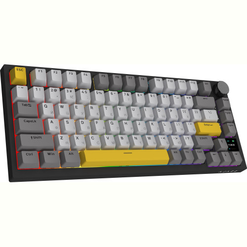 Клавіатура бездротова Ajazz AK820 Pro Gift Switch Black (AK820PRO-G-BGY)