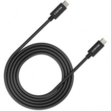 Кабель USB Type-C Canyon UC-42 Type C to Type-C 240W 2m Black (CNS-USBC42B)