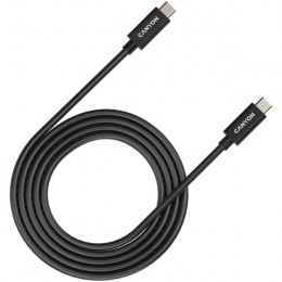 Кабель USB Type-C Canyon UC-42 Type C to Type-C 240W 2m Black (CNS-USBC42B)