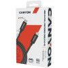 Кабель USB Type-C Canyon UC-42 Type C to Type-C 240W 2m Black (CNS-USBC42B)