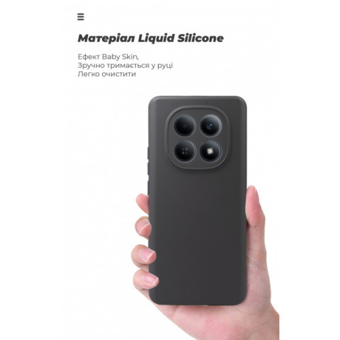 Чохол ArmorStandart ICON для Xiaomi Redmi Note 15 4G / Note 15 5G / Poco M8 5G Camera cover Black (ARM89705)